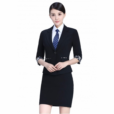 夏装半袖职业装女装
