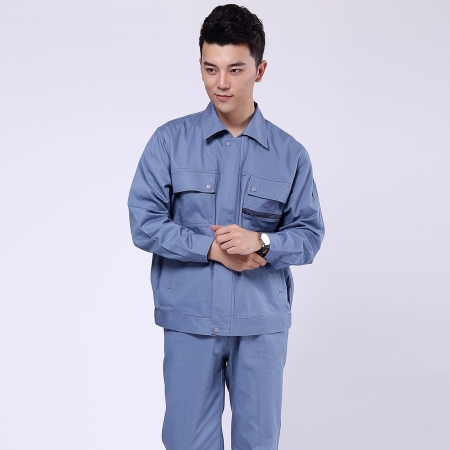 绿灰防静电工作服-3