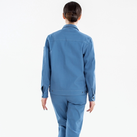 浅蓝色秋季工作服-4