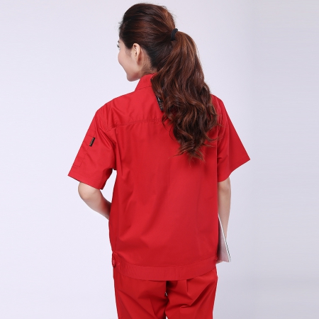涤棉细斜纹防静电服-5