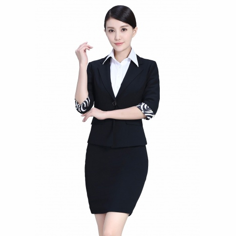 夏装半袖职业装女装-2