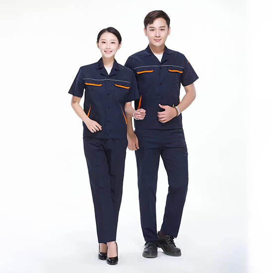 夏季新款短袖工作服